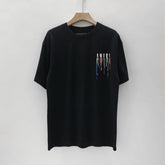 Amiri T Shirt Splash Ink Casual Hip Hop round Neck Short Sleeve T-shirt